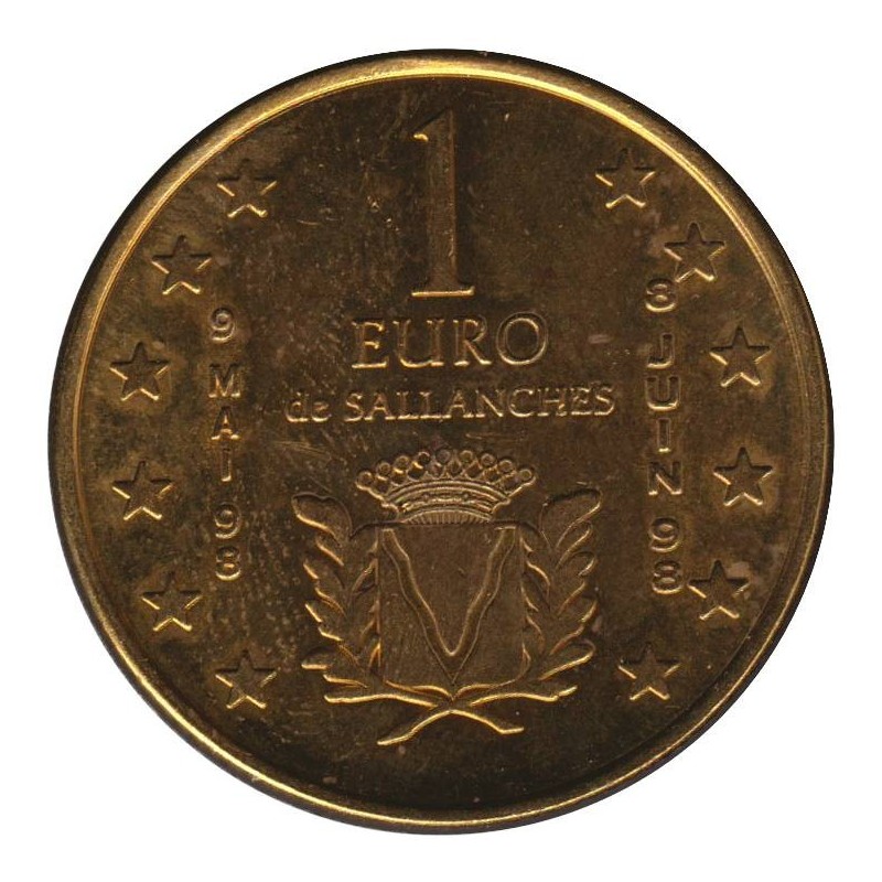 SALLANCHES - 1 euro des villes - 1998 - Etat : SUP SALLANCHES - 1 euro des villes - 1998 - Etat : SUP