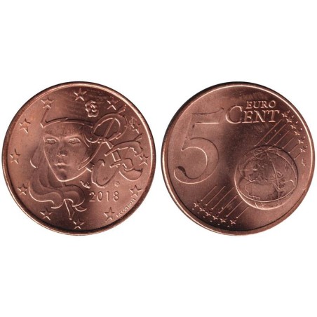 FRANCE - 5 cents - 2018 FRANCE - 5 cents - 2018