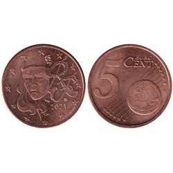 FRANCE - 5 cents - 2021