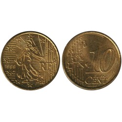 FRANCE - 10 cents - 1999