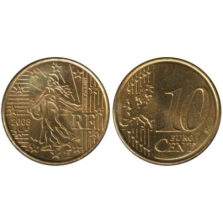 FRANCE - 10 cents - 2008 FRANCE - 10 cents - 2008