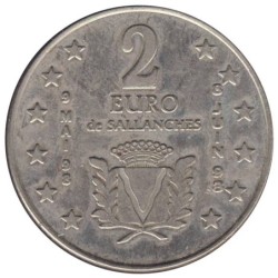 SALLANCHES - 2 euro des villes - 1998 - Etat : SUP