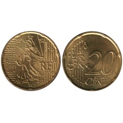 FRANCE - 20 cents - 2001
