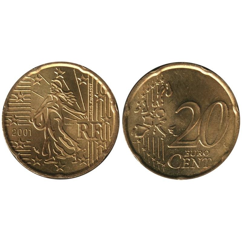 FRANCE - 20 cents - 2001