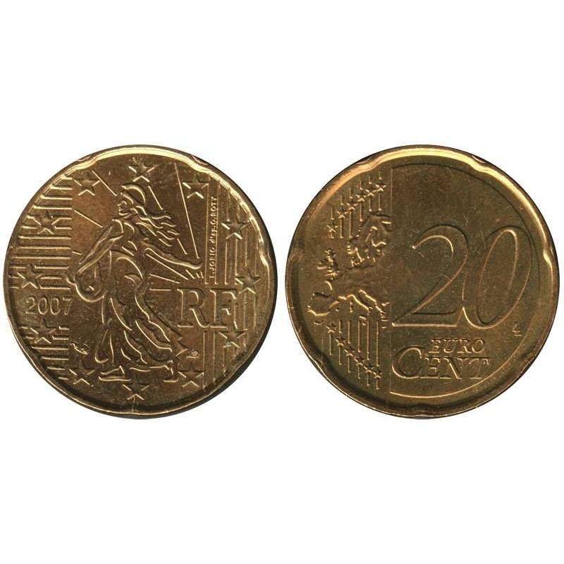 FRANCE - 20 cents - 2007