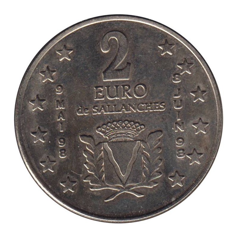SALLANCHES - 2 euro des villes - 1998 - Etat : SUP SALLANCHES - 2 euro des villes - 1998 - Etat : SUP