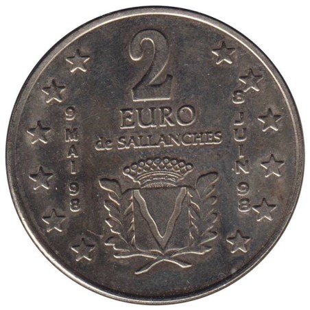 SALLANCHES - 2 euro des villes - 1998 - Etat : SUP SALLANCHES - 2 euro des villes - 1998 - Etat : SUP