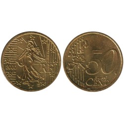 FRANCE - 50 cents - 2000