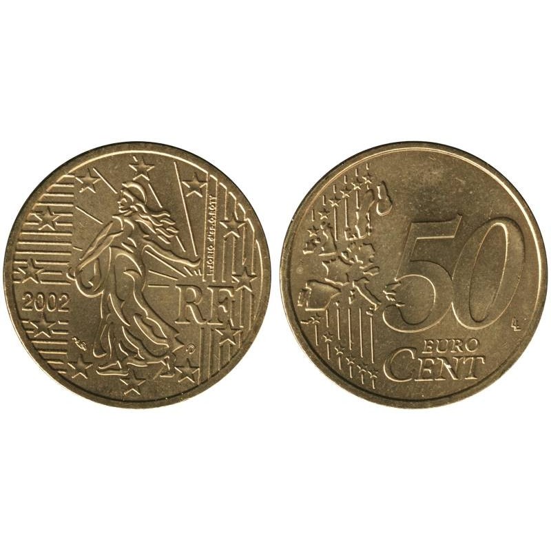 FRANCE - 50 cents - 2002