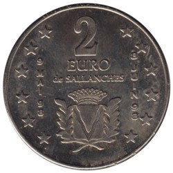 SALLANCHES - 2 euro des villes - 1998 - Etat : SPL