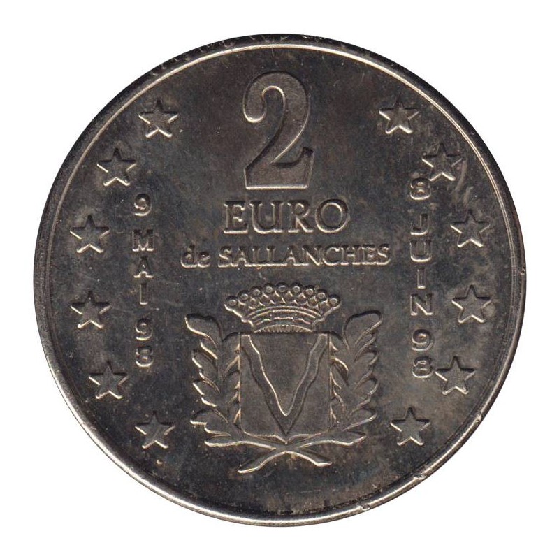 SALLANCHES - 2 euro des villes - 1998 - Etat : SPL SALLANCHES - 2 euro des villes - 1998 - Etat : SPL