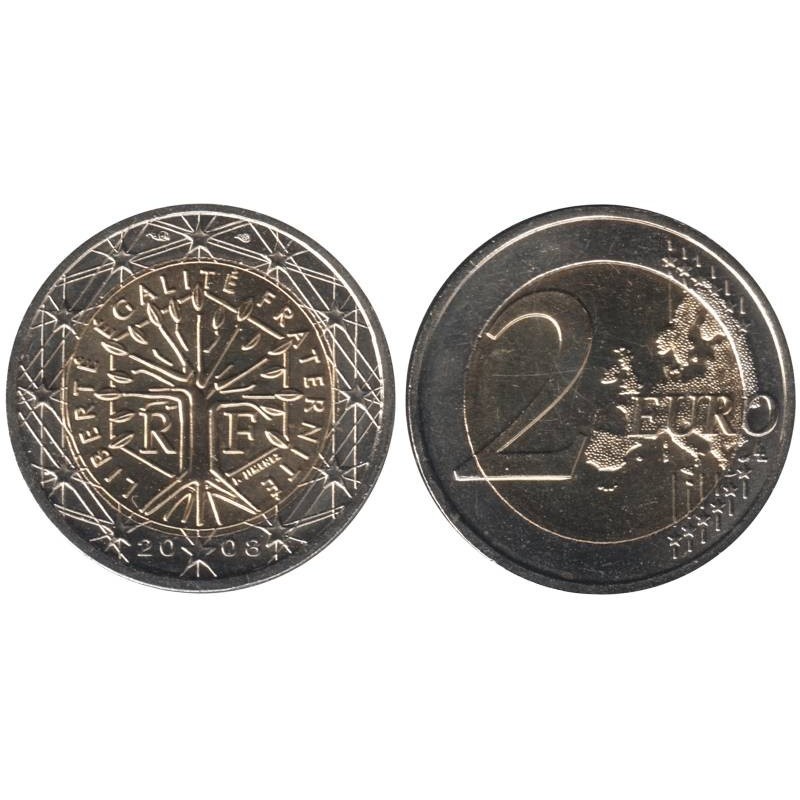 FRANCE - 2 euros - 2008 - BU