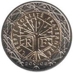 FRANCE - 2 euros - 2008 - BU
