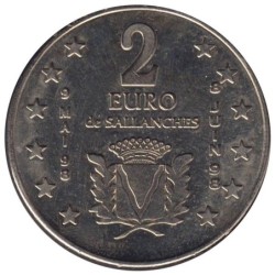 SALLANCHES - 2 euro des villes - 1998 - Etat : SUP