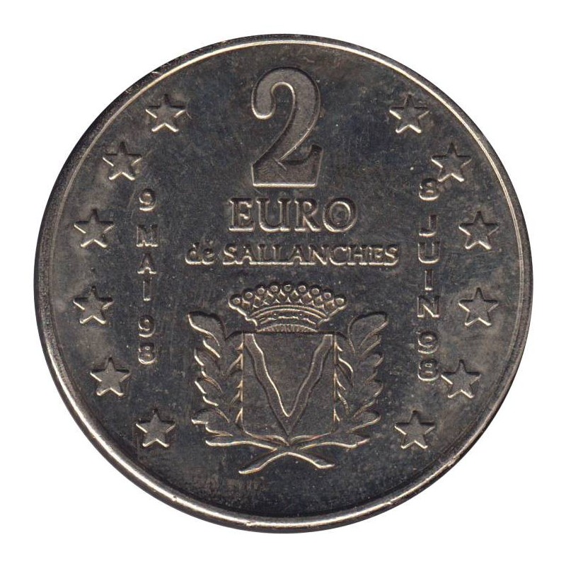 SALLANCHES - 2 euro des villes - 1998 - Etat : SUP SALLANCHES - 2 euro des villes - 1998 - Etat : SUP