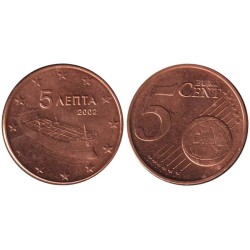 GRECE - 5 cents - 2002