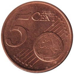 GRECE - 5 cents - 2002