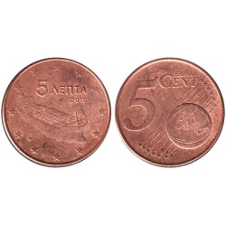 GRECE - 5 cents - 2010