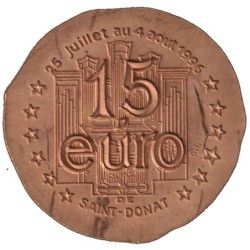 SAINT DONAT - 1,5 euro des villes - 1996 - Etat : SUP