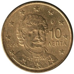 GRECE - 10 cents - 2004