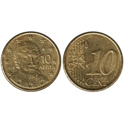 GRECE - 10 cents - 2005