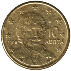 GRECE - 10 cents - 2005