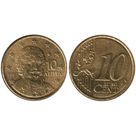 GRECE - 10 cents - 2007 GRECE - 10 cents - 2007