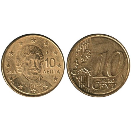 GRECE - 10 cents - 2008 GRECE - 10 cents - 2008