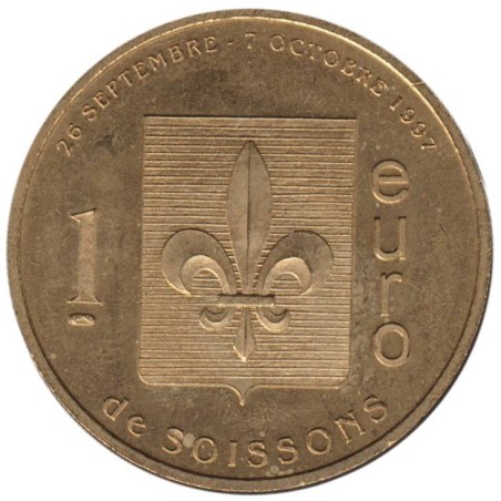 SOISSONS - 1 euro des villes - 1997 - Etat : SUP SOISSONS - 1 euro des villes - 1997 - Etat : SUP