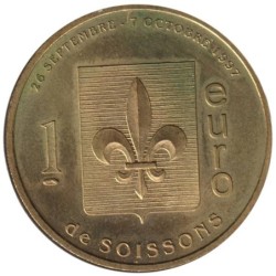 SOISSONS - 1 euro des villes - 1997 - Etat : TTB