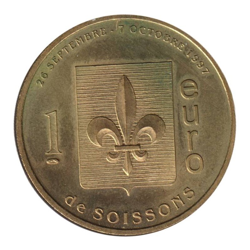 SOISSONS - 1 euro des villes - 1997 - Etat : TTB