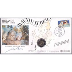 FINLANDE - Numiscover 2 euros -  2009