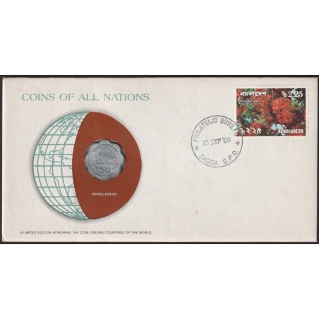 BANGLADESH - Numiscover Coins of all Nations - KM7 - 10 poisha 1974 BANGLADESH - Numiscover Coins of all Nations - KM7 - 10 poisha 1974