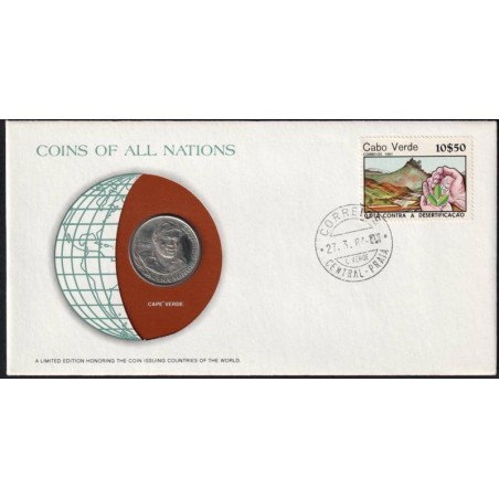 CAP VERT - Numiscover Coins of all Nations - KM19 - 10 escudos 1982 CAP VERT - Numiscover Coins of all Nations - KM19 - 10 escudos 1982