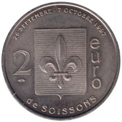 SOISSONS - 2 euro des villes - 1997 - Etat : SUP