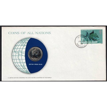 ILES VIERGES BRITANNIQUES - Numiscover Coins of all Nations - KM4 - 25 cents 1979 ILES VIERGES BRITANNIQUES - Numiscover Coins of all Nations - KM4 - 25 cents 1979