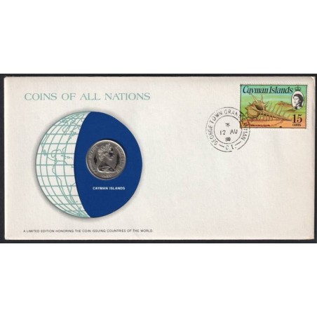 ILES CAIMANS - Numiscover Coins of all Nations - KM4 - 25 cents 1980