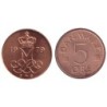 DANEMARK - Numiscover Coins of all Nations - KM859.2 - 5 ore 1979