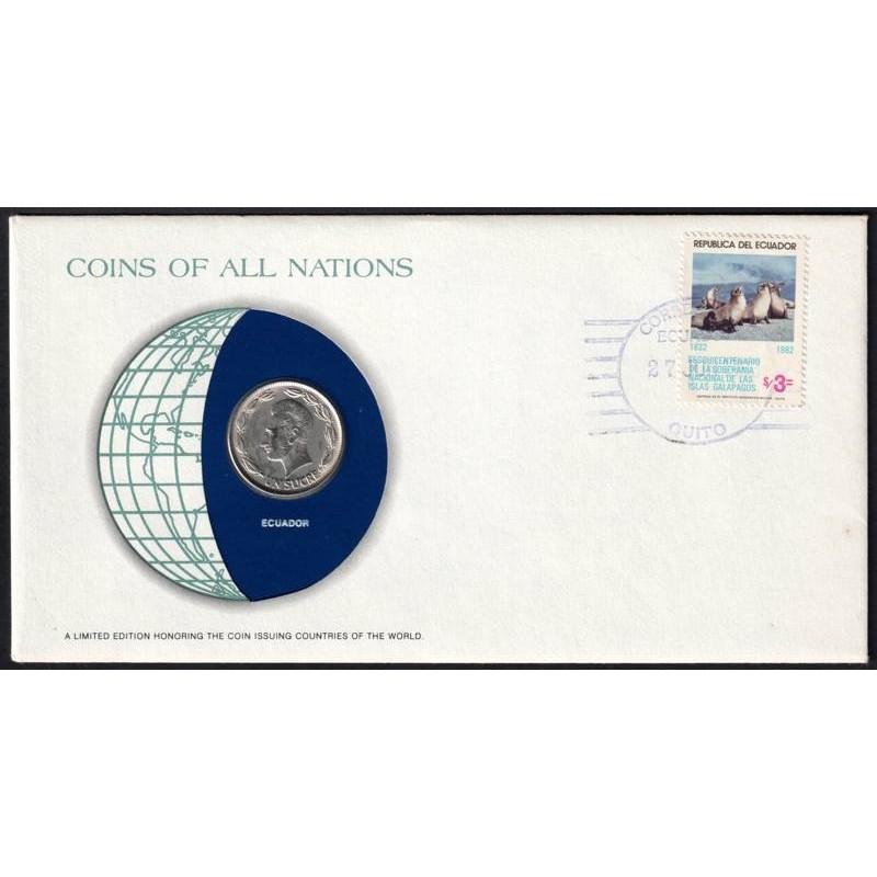 EQUATEUR - Numiscover Coins of all Nations - KM78b - 1 sucre 1980