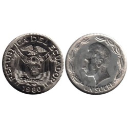 EQUATEUR - Numiscover Coins of all Nations - KM78b - 1 sucre 1980