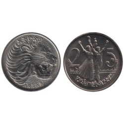 ETHIOPIE - Numiscover Coins of all Nations - KM46.1 - 25 cents 1977