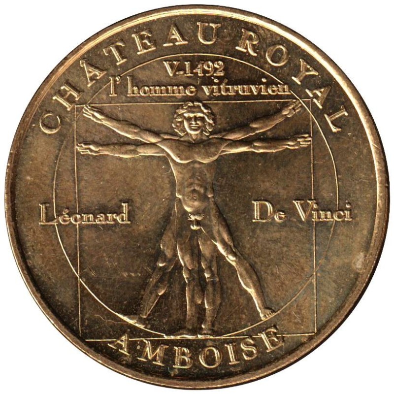 37-0118 - Château d'Amboise - L'homme vitruvien - 2007