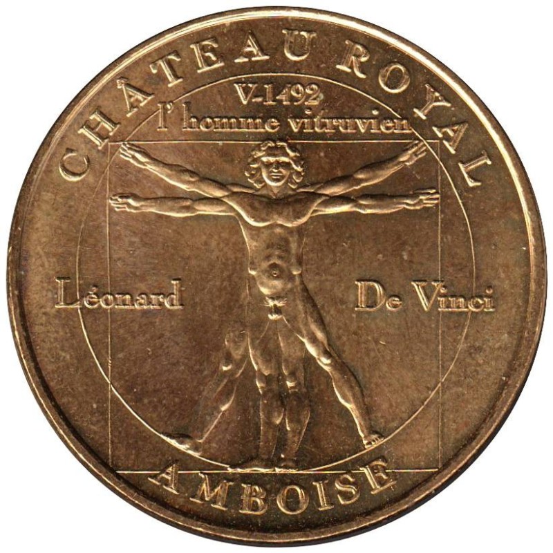 37-0118 - Château d'Amboise - L'homme vitruvien - 2007