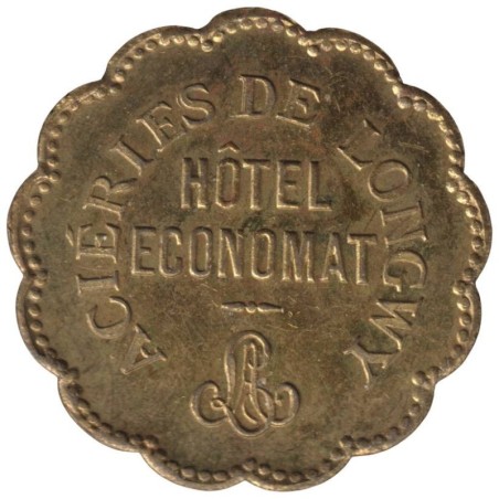 LONGWY - 1.2 - Monnaie de nécessité - Aciéries de Longwy - 20 centimes 1883 - SUP
