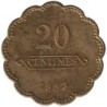 LONGWY - 1.2 - Monnaie de nécessité - Aciéries de Longwy - 20 centimes 1883 - SUP