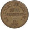 LONGWY - 1.3 - Monnaie de nécessité - Aciéries de Longwy - 50 centimes 1883 - TTB+