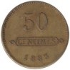 LONGWY - 1.3 - Monnaie de nécessité - Aciéries de Longwy - 50 centimes 1883 - TTB+