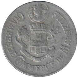 MARSEILLE - 1.1B - Monnaie de nécessité - Chambre de Commerce - 5 centimes 1916 - TB