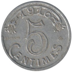 MARSEILLE - 1.1C - Monnaie de nécessité - Chambre de Commerce - 5 centimes 1916 - TB+