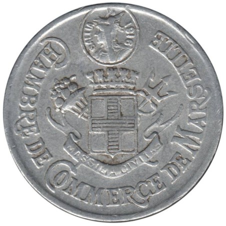 MARSEILLE - 1.2B - Monnaie de nécessité - Chambre de Commerce - 10 centimes 1916 - TB+